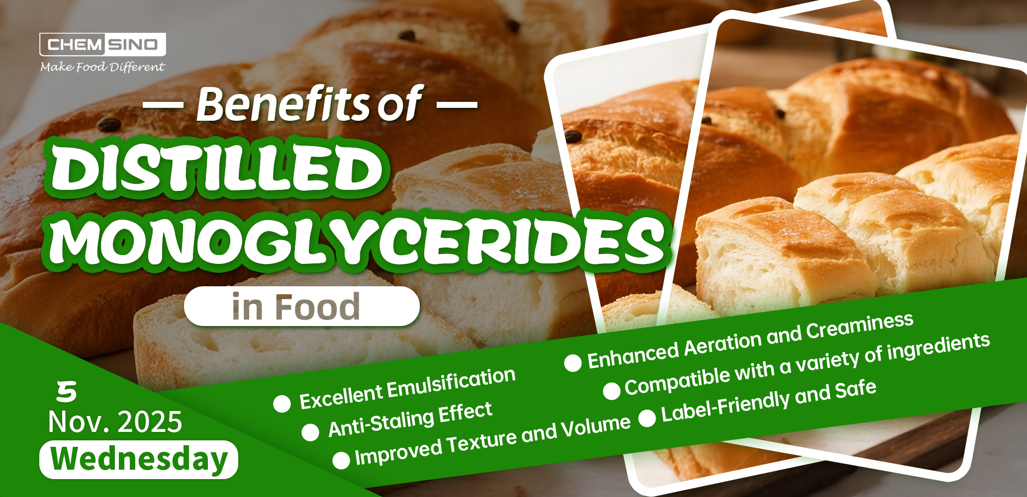 Benefits of Distilled Monoglycerides in Food